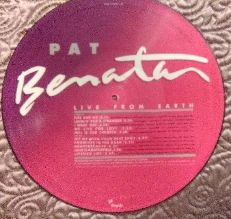 lot 7430 image: Pat Benatar - LP - Live from EARTH