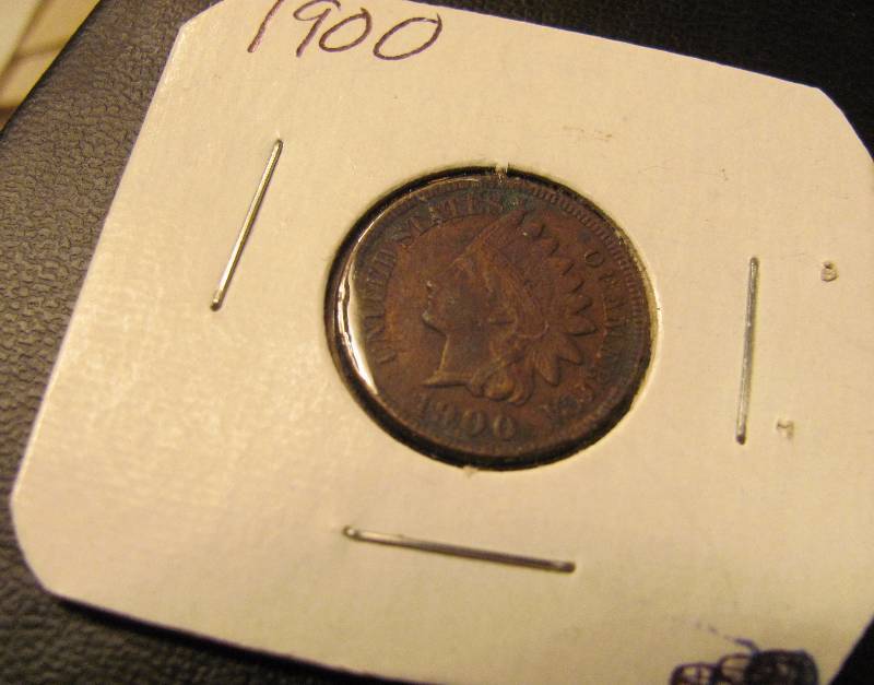lot 6163 image: 1900 Indian Head Cent - penny
