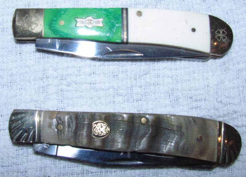 lot 6226 image: 2 pocket knifes - NEW Uncle Lucky Brand (green one)