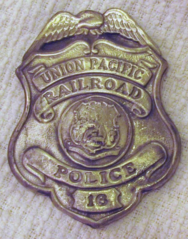 lot 6258 image: Union Pacific Police Badge Railroad 16 - awesome