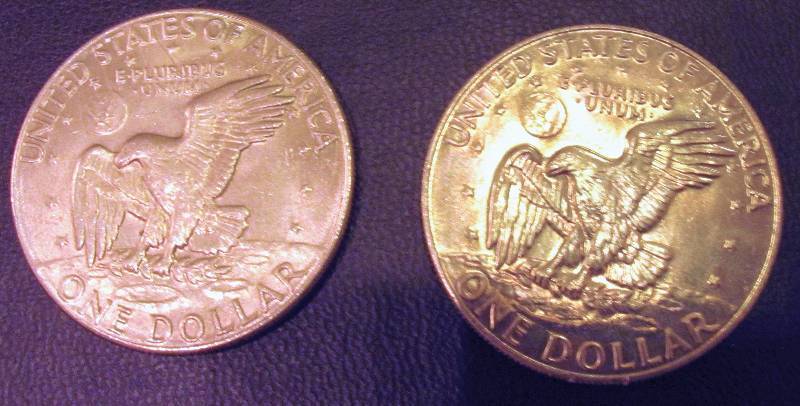 lot 6262 image: 2 - IKE Dollars 1977 & 1978