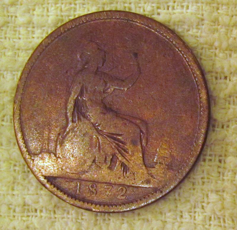 lot 6264 image: 1872 British Penny