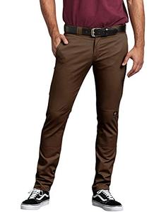 lot 1024 image: Dickies mens Skinny-straight Double Knee Work Utility Pants, Timber Brown, 31W x 34L US