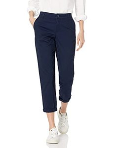 lot 1055 image: Amazon Essentials Womens Cropped Mid-Rise Skinny-Fit Chino Pant (Available in Plus Size), Navy, 12