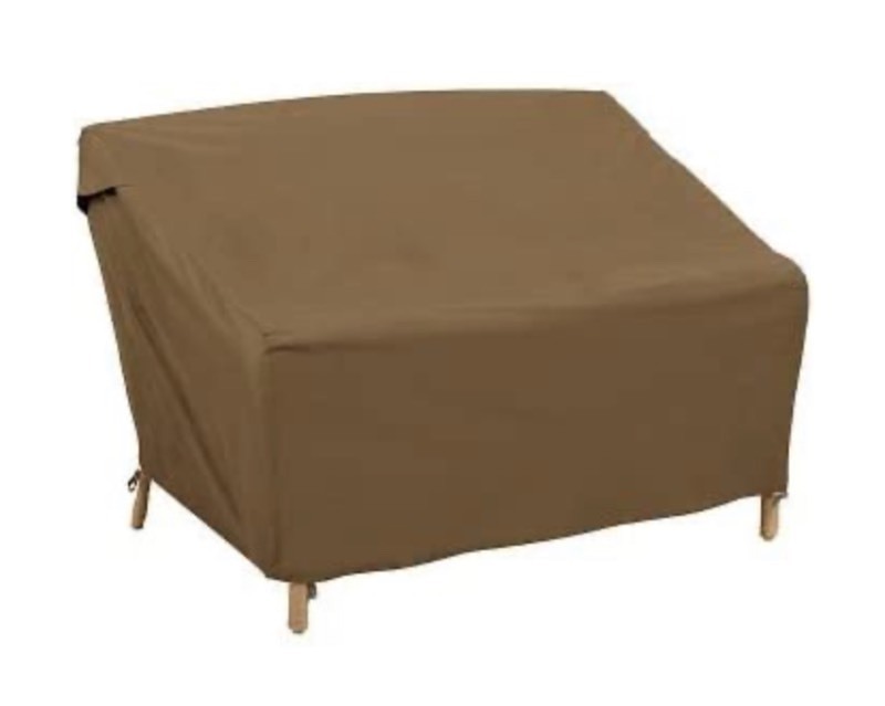 lot 116 image: New Threshold Heavy-Duty Weather Resistant UV Protection 55.5 Loveseat Cover