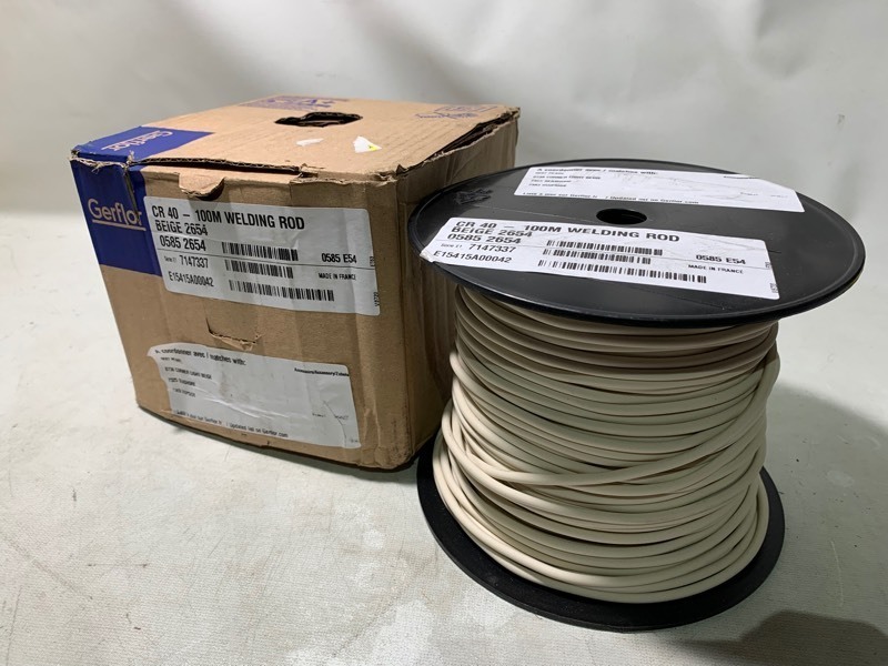 lot 180 image: New Roll of Gerflor CR 40 - 100M Welding Rod Wire, Beige