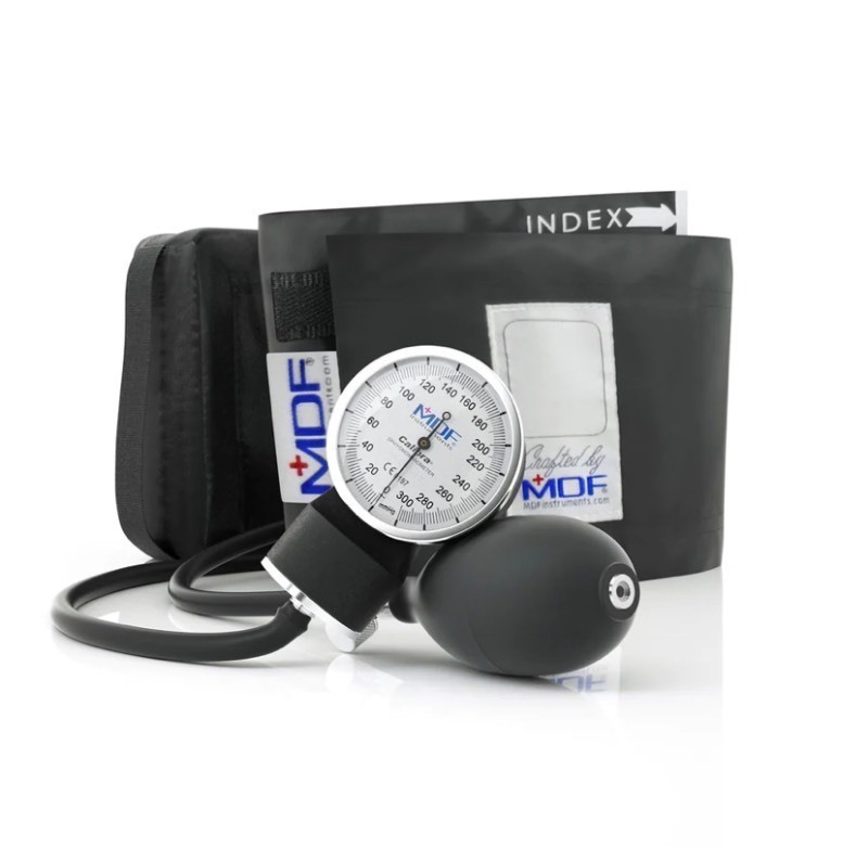 lot 181 image: New MDF Calibra Pocket Aneroid SPHYGMOMANOMETER (Blood Pressure), Black