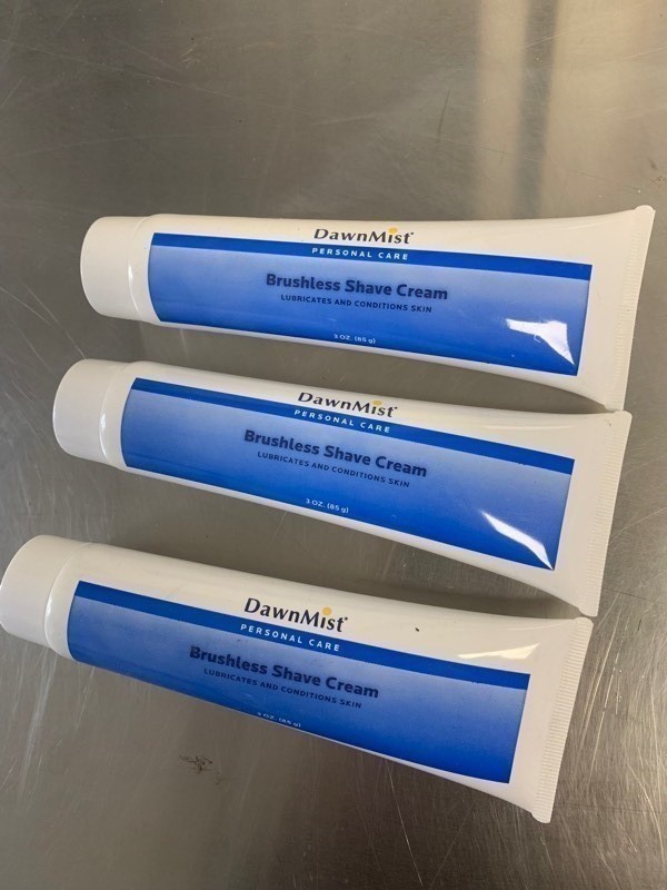 lot 188 image: 20 New Tubes of Dawnmist Personal Care Brushless Shave Cream