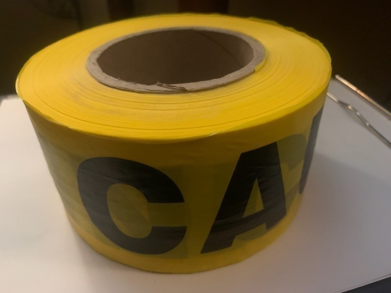lot 221 image: 2 New Roles of Caution Tape