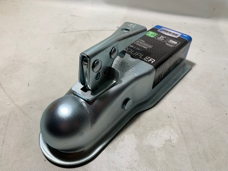 lot 241 image: New Reese Towpower Fas-Lok 2-12 Channel Width Coupler, Zinc Finish