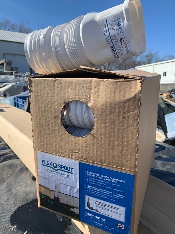 lot 308 image: 5 New Flex-A-Spout Downspout Adapters