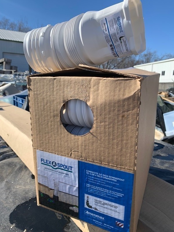 lot 309 image: 5 New Flex-A-Spout Downspout Adapters