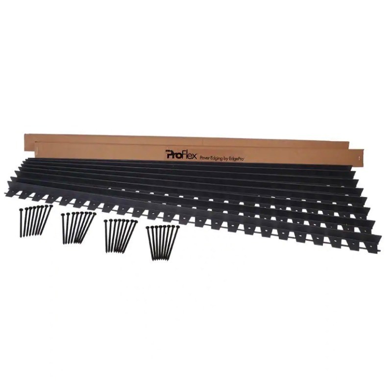 lot 323 image: New ProFlex 48 ft. Paver Edging Project Kit, Black 1260HD-48C