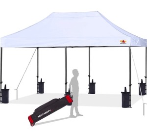 lot 14 image: ABCCANOPY Patio Pop Up Canopy Tent 10x20 Commercial-Series(White)