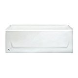 lot 3098 image: Bootz 011-2302-00 Kona 4-12 Right Hand Drain Soaking Tub in White