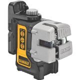 lot 6193 image: DEWALT DW089K Self Leveling 3 Beam Line Laser, Black