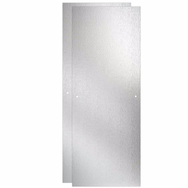lot 6229 image: Delta Shower Enclosures 48 in. x 67 in. Sliding Shower Door Glass Panel in Rain SDGS048-RN-R