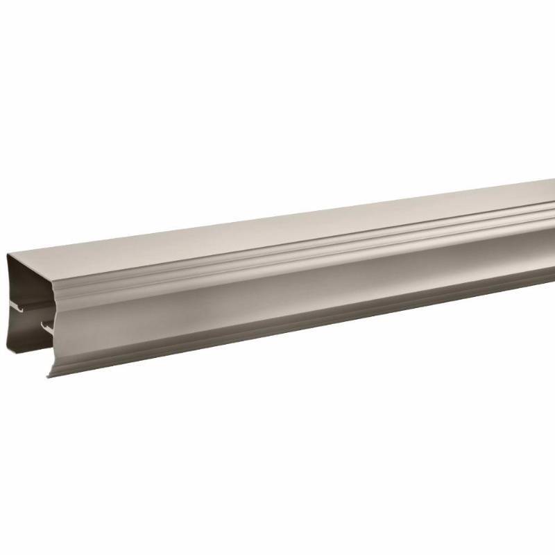lot 6230 image: Delta Shower Hardware 48 in. to 60 in. Traditional Sliding Shower Door Track Assembly Kit in Nickel (Step 2) Satin Nickel SDLSD60-NIK-R