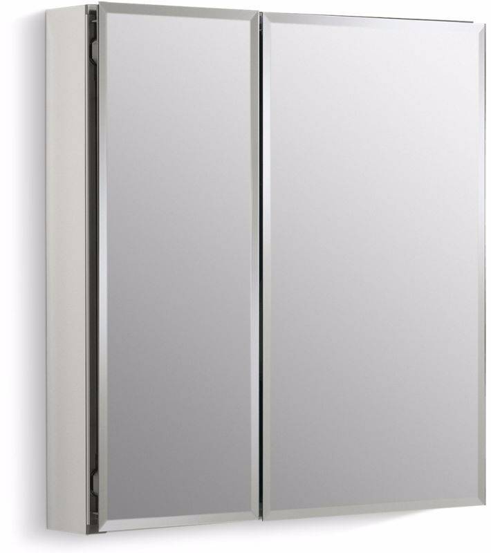 lot 6237 image: KOHLER K-CB-CLC2526FS 25-by-26-by-5-Inch Double Door Aluminum Cabinet