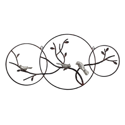 lot 3123 image: Sterling - Birds on Branch Wall D�cor