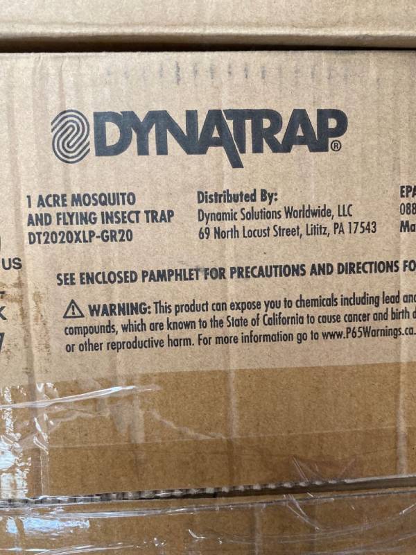 DynaTrap XL Insect Trap For 1/2 Acre w/ UV LED Bulbs & Easy Disposal