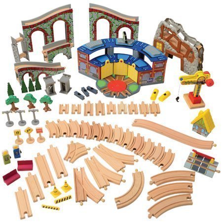 lot 374590 image: CP ToysTrain Table with Track and Accessories Set Retail $335.99