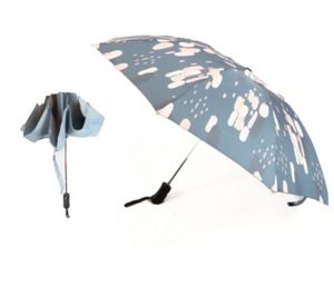 lot 44186 image: Retail - $31.00 Ultimate Umbrellaz Set of 2 Compact Inverted UMBRELLAS, PURPLE TIE DYE