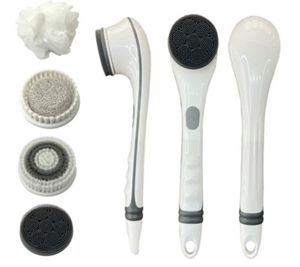 lot 44213 image: Retail - $28.50 Blushly Cleansing & Exfoliating Body Brush w 4, WHITE