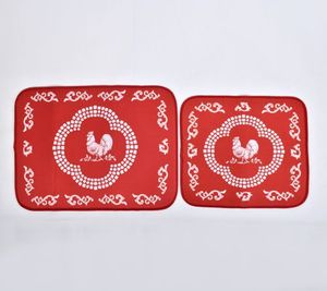 lot 44222 image: Retail - $22.50 Temp-tations Set of 2 Microfiber Kitchen, GREEN