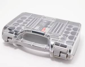 lot 44250 image: BATTERY ORGANIZER STORAGE CASE, SLIVER