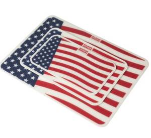 lot 44258 image: Retail - $24.72 Kuhn Rikon 3-Piece Anti-Microbial Printed,, AMERICANA