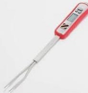 lot 44283 image: Zakarian by Dash Digical Fork Thermometer Cranberry,