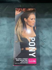 lot 44295 image: Hairdo 18 Simply Straight Wrap-Around Pony Ginger Brown, None