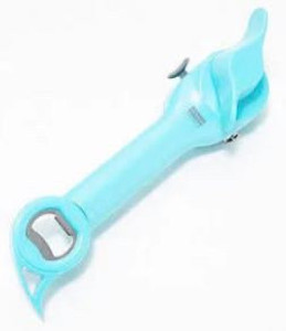 lot 44321 image: Kuhn Rikon 5-in-1 Master Auto Safety Can Opener Aqua,