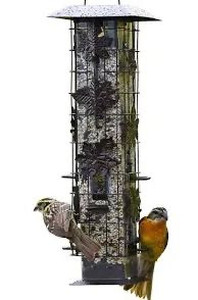 lot 44357 image: Perky Pet Squirrel Resistant Feeder with Hook Bronze,