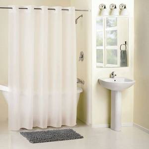 lot 44422 image: Hookless Shower Curtain Liner Bedding