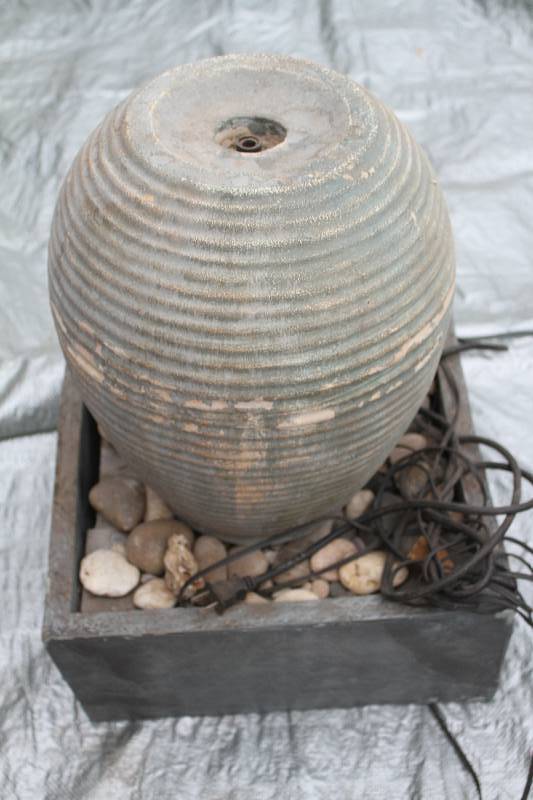 lot 24 image: Decorative Foutain- Pottery Barn