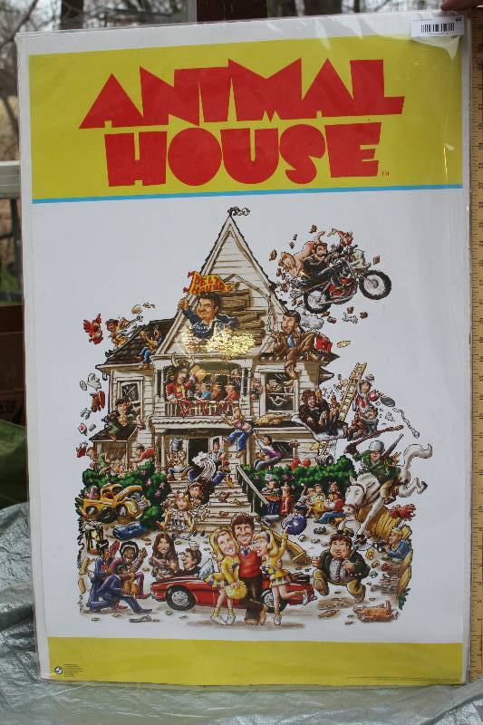 lot 43 image: Original Animal House Artwork Poster