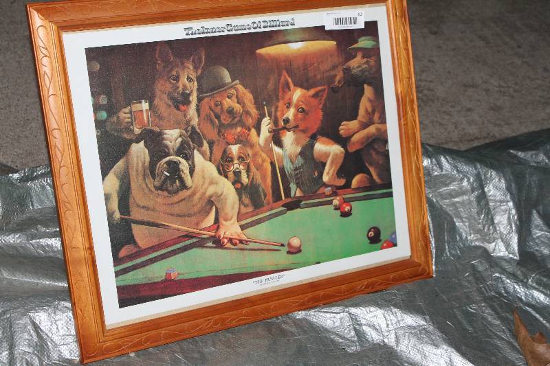 lot 60 image: Pool Room Misc Items