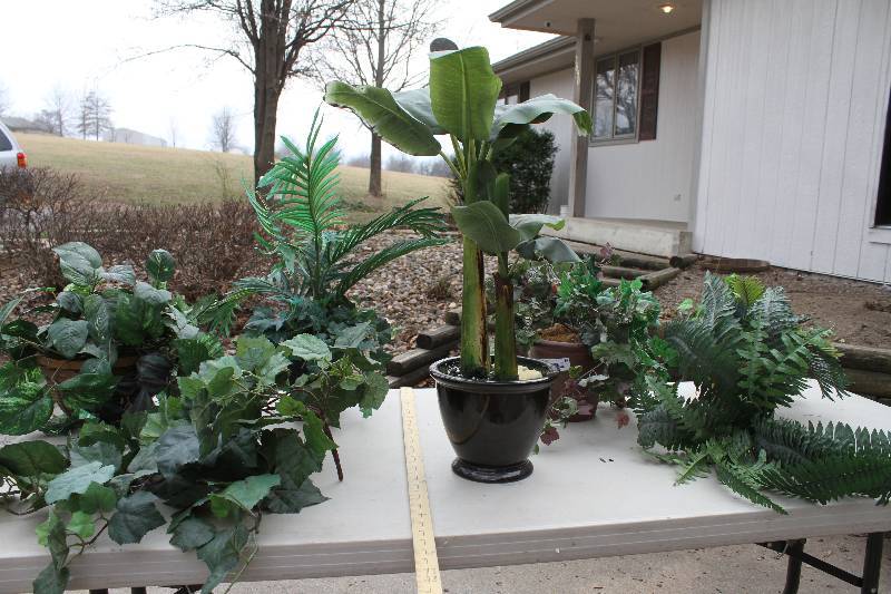 lot 67 image: Fake Plants- 5 Pc