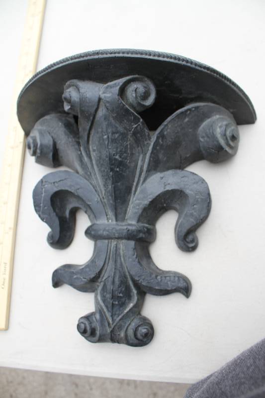lot 68 image: Black Shelves- Molded and heavy