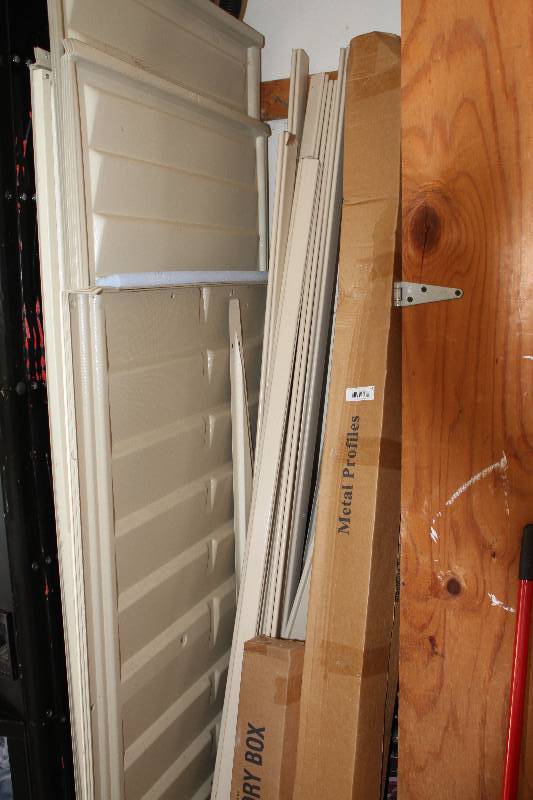 lot 93 image: Durmax Vinyl Storage Shed 4X8 Complete