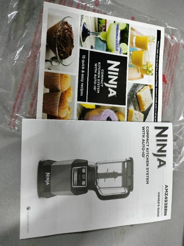  Ninja AMZ493BRN Compact Kitchen System, 1200W, 3