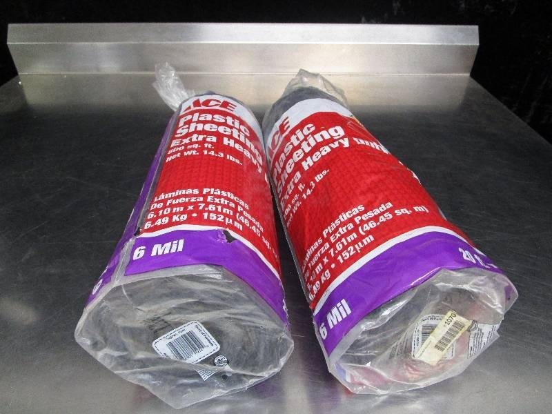 lot 784 image: Lot of Plastic Sheeting