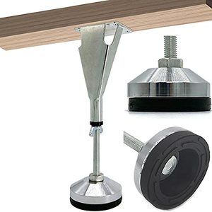 lot 1257 image: Adjustable Height Center Support Legs for Bed Frame (3 COUNT)