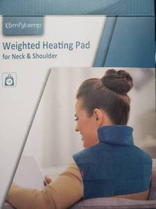 lot 1262 image: Weighted Heating Pad for Neck &amp Shoulders