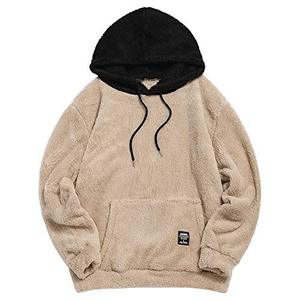 lot 1309 image: ZAFUL Fuzzy Pullover Long Sleeve Fleece Sweatshirt (Size L)