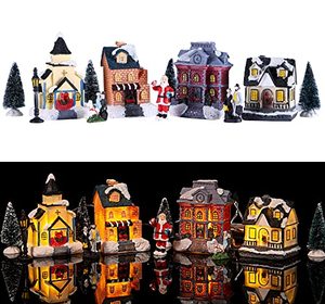 lot 1325 image: MGTHDS 12-Piece Christmas Village Set