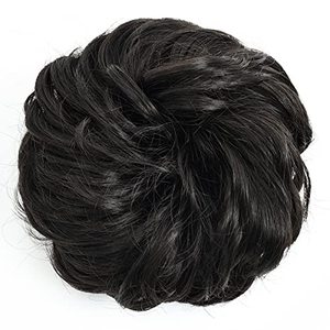 lot 1354 image: Rose bud Messy Bun Hair Piece