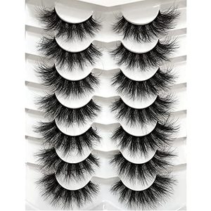 lot 1378 image: Pooplunch False Fluffy Mink Lashes (7 PAIRS)
